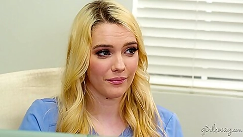 Busty Doctor Fucks A Young Nurse From Reception