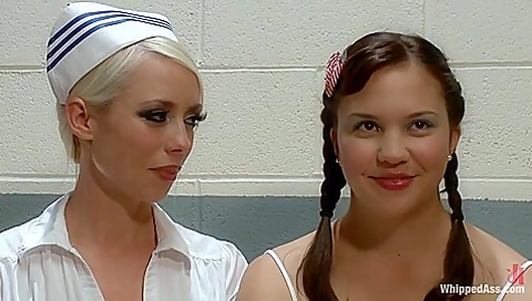 Lorelei Lee And Kiki Koi - 18 Year Old Candy Striper Used And By Sadistic Lesbian Nurse In Gynecology Hospital