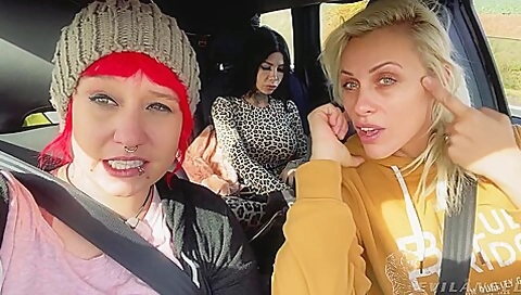 Brittany Bardot, Megan Inky, Damien Soup - I Fucking Love Berlin Sc. 1: Road Trip