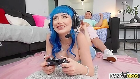 Jewelz Blu - Gamer Girl Takes Dick