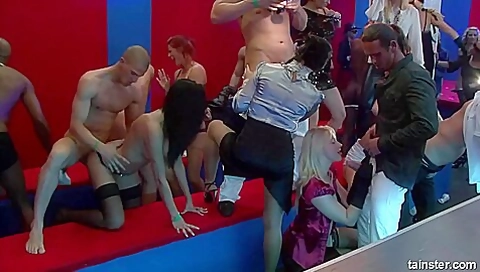 Extreme Speed Dating 1 - Cam 1 With Tatiana Milovani, Carmen Black And Zuzana Z