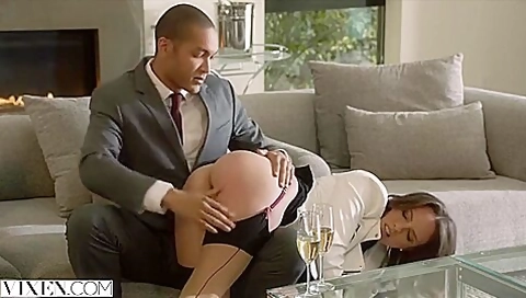 Seductive Real Estate Agent Gets Punished