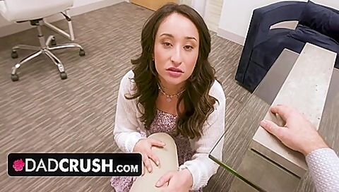 Tired Of His Stepdaughters Bratty Attitude Stepdad Takes Her To His Office To Teach Her Discipline