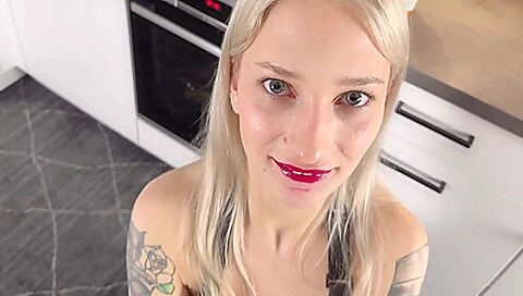 Anal Pounding Creampie And Gape Instead Of Cooking In Kitchen - Teaser Video
