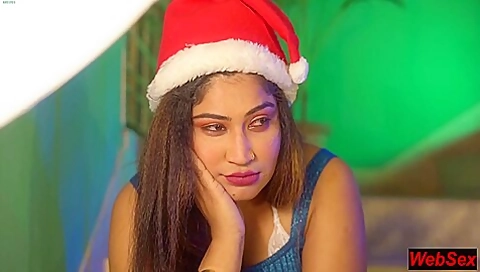 Indian Desi Hot Wife Xmas Sex With Santa Claus! Hot Xmas Sex