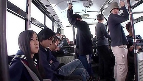 Creampied Gangbang On Public Bus - Suzu Ichinose